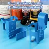 Blue pool drink holders are displayed on a light blue surface with bottles and sunglasses in the background. Produktbild-Vorschau