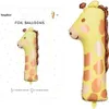 Folienballon Ziffer 1 Zahlenballon 82cm Giraffe Gelb / Produktbild-Vorschau 9