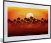 MuchoWow® MuchoWow® Gerahmtes Poster Palme - Sonne - Vogel Produktbild-Vorschau 1