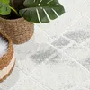 Teppich Wohnzimmer Kurzflor - Grau - 160 cm Rund - Produktbild-Vorschau 3