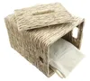 Panier à linge en jacinthe d'eau avec couvercle, 34x26x45 Voir les images du produit 5
