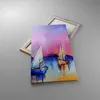 Bild auf Leinwand - Leinwandbild - Segelboot See - 55x100cm Produktbild-Vorschau 2