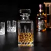 KANARS 5 Teiliges Whisky Karaffe und Gläser Set, Bleifrei Produktbild-Vorschau 2