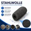Stahlwolle Metallwolle Schleifwolle Polierwolle Mittelfein Produktbild-Vorschau 2