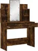 A makeup vanity with a mirror and LED lights, set against a white background. Náhled obrázku produktu