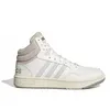 A studio shot of a white Adidas Hoops 3.0 mid-top sneaker. Podgląd zdjęcia produktu