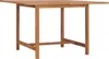 vidaXL Garten-Esstisch 110x110x75 cm Massivholz Teak Produktbild-Vorschau 7