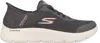 A side view of a gray Skechers Go Walk Flex Hnds Up shoe against a white background. Anteprima dell’immagine prodotto