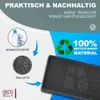 DECOBELLA 2 Stück Schuhabtropfschale | Schuhtablett Grau | Produktbild-Vorschau 2
