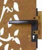 vidaXL Cancello da giardino 85x100 cm in acciaio corten Anteprima dell’immagine prodotto 10