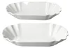 2x Fries Pommesschale oval weiß Currywurst-Schale Produktbild-Vorschau 2