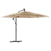VIDAXL -Parasol mit Stahlpol 246x246x230 cm Braun Produktbild-Vorschau 2