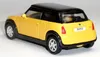 Mini Cooper Modellauto gelb ca. 1:60 / 6-7 cm Spritzguss Produktbild-Vorschau 3