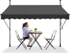 LZQ 200x120cm Klemmmarkise Einziehbar Balkonmarkise mit Produktbild-Vorschau 14