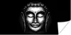 MuchoWow® Poster Buddha - Schwarz - Silber 120x60 cm - Bild Produktbild-Vorschau 1