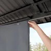TOOLPORT Gazebo da Giardino 3x3,65 m Tetto Hardtop in Anteprima dell’immagine prodotto 12