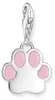 Pendentif Charm patte rose argent Voir les images du produit 3