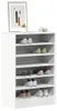 vidaXL Szafka na buty biała 60x35x92 cm materiał Podgląd zdjęcia produktu 15