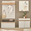 Garderobe Set 5-teilig "Center" in weiß und Wotan Eiche Produktbild-Vorschau 2