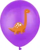 Oblique Unique 10 Dino Luftballons für Kinder Geburtstag Produktbild-Vorschau 2