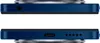 Close-up view of the top and bottom edges of a blue smartphone, showing ports and connectors. Produktbild-Vorschau
