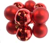 Christbaumkugeln groß 8 cm 6er Set rot matt und glänzend Produktbild-Vorschau 14