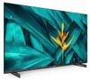 A television screen displaying a close-up of a tropical flower and leaves. Podgląd zdjęcia produktu