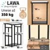 Stojan na drevo vonku Strecha 91×56×117 cm Nastaviteľné Náhľad obrázku produktu 2