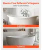 Robinetterie de baignoire SucceBuy pour montage mural avec Voir les images du produit 2