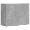 vidaXL Wandregal Betongrau 75x35x60 cm Holzwerkstoff Produktbild-Vorschau 6