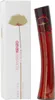 Roter, schlanker Flakon mit goldener Mohnblume neben weißer Verpackung mit beigem Mohnmotiv und rotem „Flowerby Kenzo L’Élixir“-Schriftzug. Produktbild-Vorschau