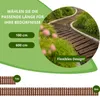 be4nature Gartenweg Holz Rollweg 30 x 600 cm Dunkelbraun – Produktbild-Vorschau 3