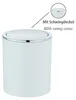 WENKO Müll Eimer Inca white 2 L Schwingdeckel Kosmetik Bad Produktbild-Vorschau 2