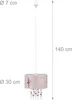 Relaxdays Hängelampe für Mädchen, Kinderlampe m. Ballerina Produktbild-Vorschau 4