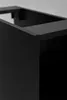 A close-up view of the corner of a black shelf unit. Náhľad obrázku produktu