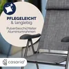 Casaria Set 4 Sedie da Giardino Pieghevoli Regolabili 7 Anteprima dell’immagine prodotto 16