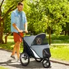 PawHut Poussette chien poussette pour chien 3 roues chariot Voir les images du produit 2