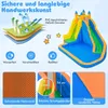 COSTWAY Hüpfburg mit Rutsche, Kletterwand & Planschbecken, Produktbild-Vorschau 5