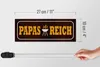 Holzschild Spruch 27x10cm Papas Reich Grill Produktbild-Vorschau 6