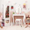 A child's dressing table and storage unit decorated for Christmas. Náhľad obrázku produktu