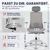 ErgoPrime PRO Bürostuhl ergonomisch, Kopfstütze, Produktbild-Vorschau 11