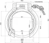 AXA Frame slot Imenso X-Large 92mm, sleutel verwijderbaar, Productafbeelding-voorbeeld 2
