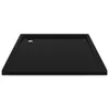 vidaXL Duschtasse ABS Quadratisch Schwarz 80x80 cm Produktbild-Vorschau 5