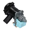 A washing machine drain pump shown against a white background. Produktbild-Vorschau