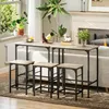 HOMCOM Bartisch Set Bartisch mit Barhocker-Set Esstisch mit Produktbild-Vorschau 8