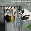 Porte-manteau HOMCOM, portant à vêtements avec crochets, Voir les images du produit 7