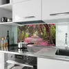 Küchenrückwand Spritzschutz Glas mit Motiv Blütenallee 40 x Produktbild-Vorschau 2