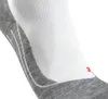A close-up view of a white and gray sock. Produktbild-Vorschau