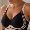 Damen Sport-BH Push Up QS-40892 - Schwarz XXL für optimalen Produktbild-Vorschau 1