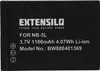 EXTENSILO Akku Ersatz für Canon NB-5L für Kamera (1100 mAh, Produktbild-Vorschau 1